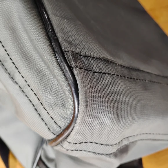 Coach Boston Voyager Green Duffel with Black Leather Trim - Picture 12 of 15